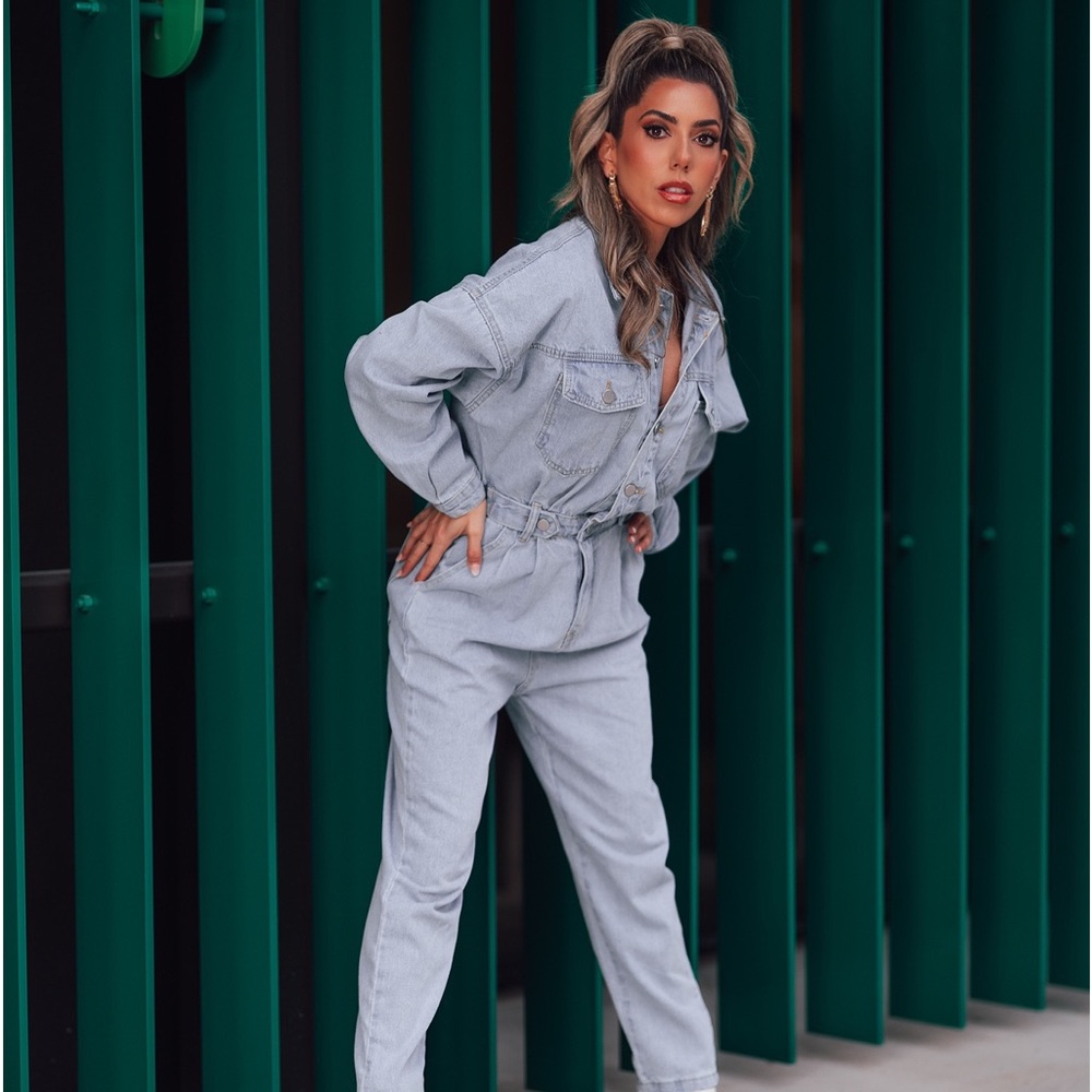 12th Tribe Hendrix Denim Jumpsuit